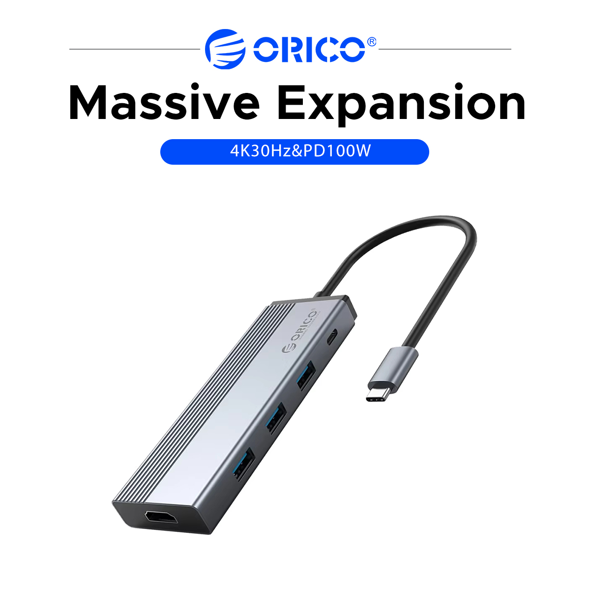 Laptop Accessories Hub - Adaptador Multiport USB C 5 em