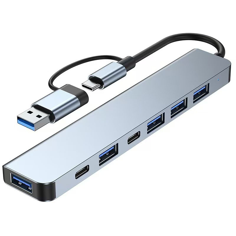 Laptop Accessories Hub - Hub USB A/C de 5/7/8 Portas,
