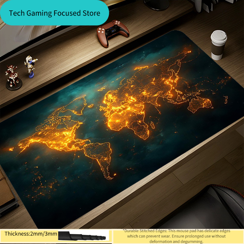 Laptop Accessories World - Mouse Pad Mapa Mundial, Mouse Pad