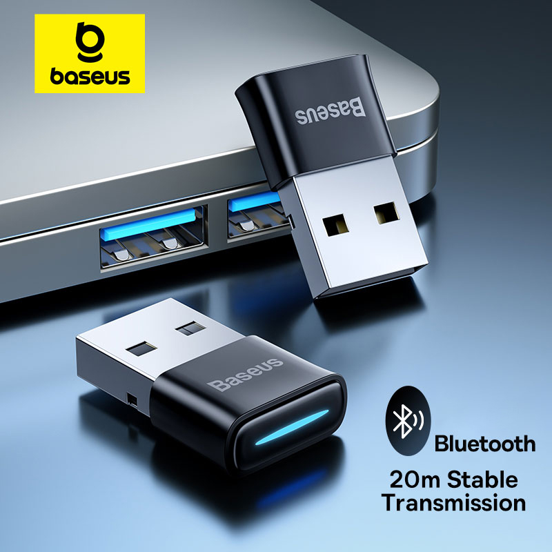 Laptop External Accessories - Baseus Adaptador Bluetooth USB Sem Fio