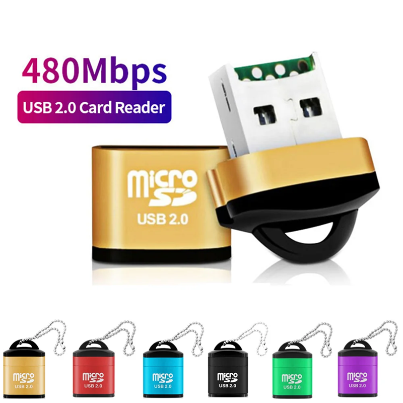Laptop Accessories Productivity - Mini usb micro sd/tf leitor de