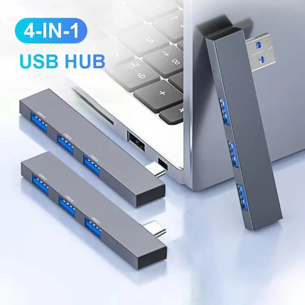 Laptop Accessories Hub - Adaptador Multi USB Splitter OTG HUB