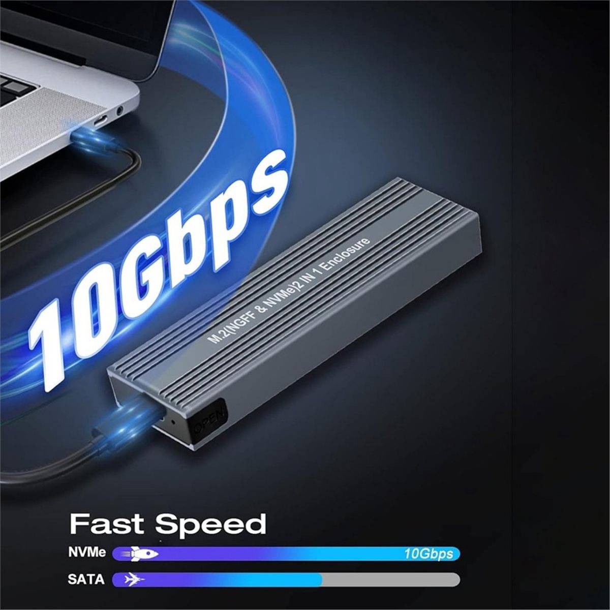 External Nvme Ssd - Atualização. Adaptador de Gabinete para SSD