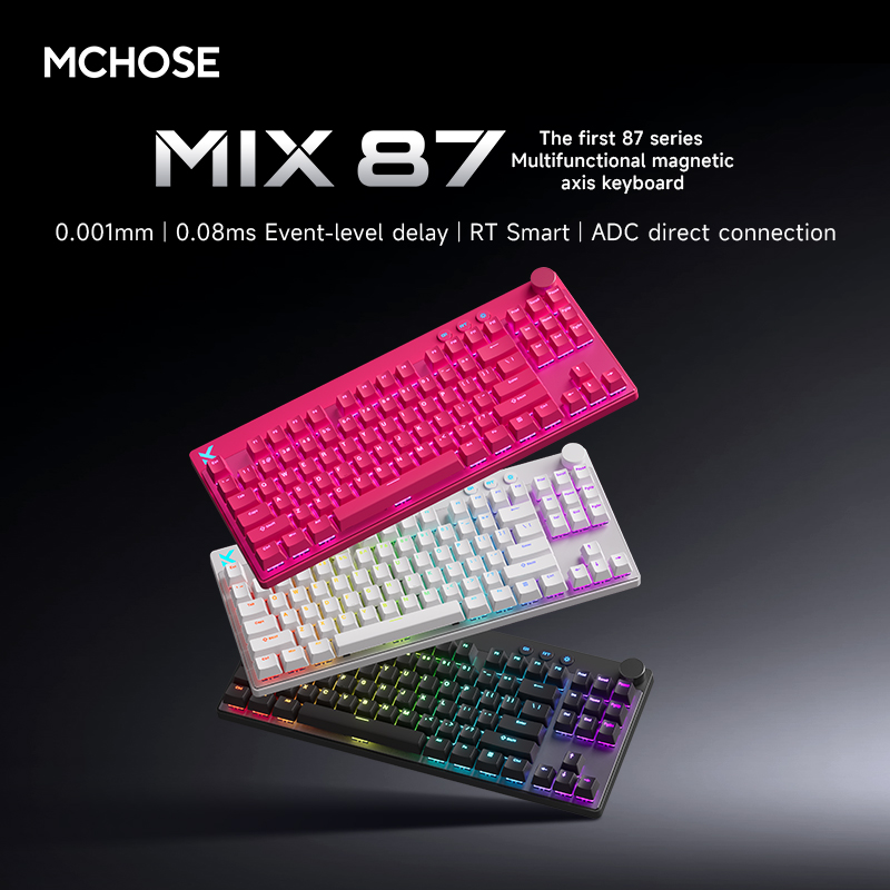 Laptop Accessories Productivity - Mchose mix87 teclado swtich magnético com