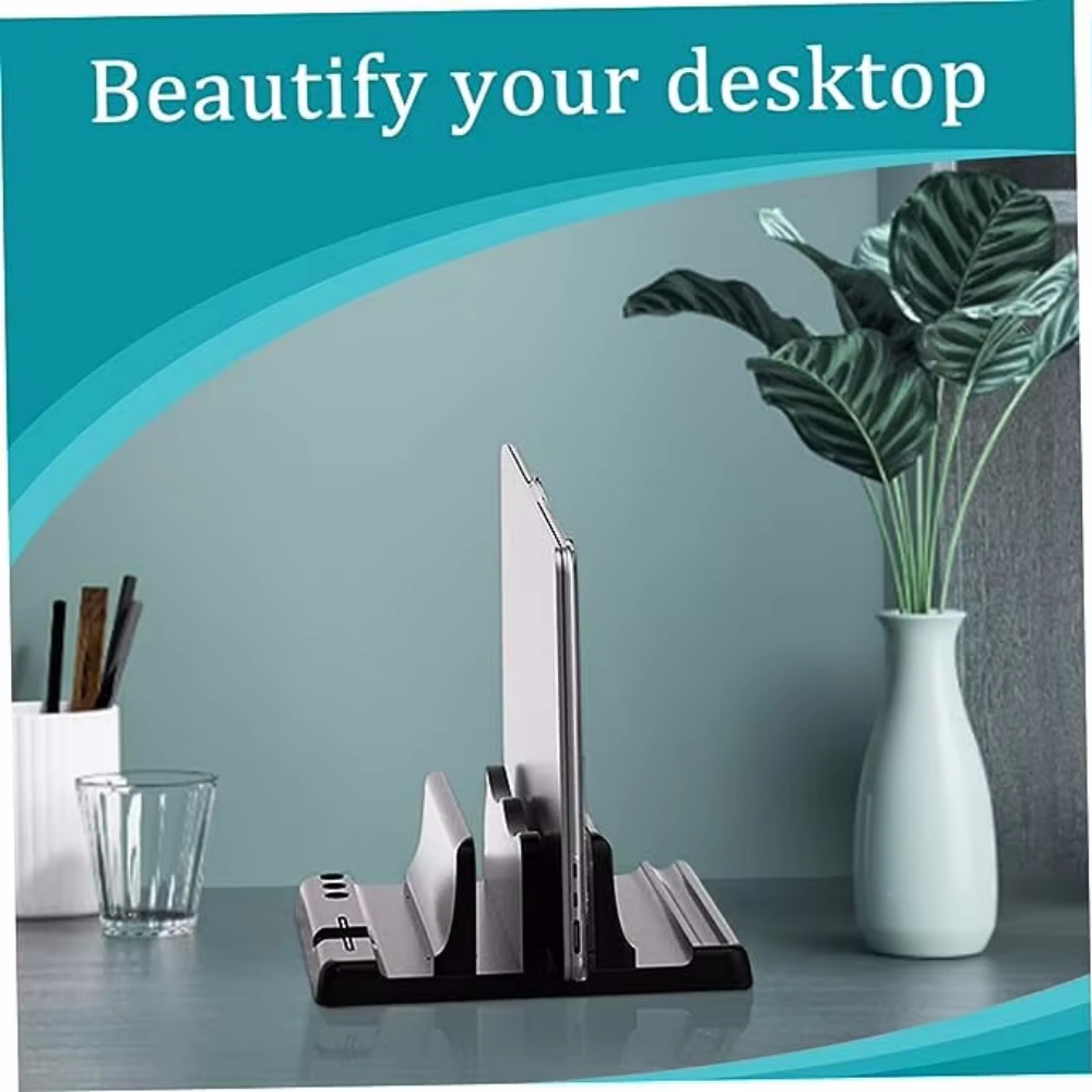 Laptop Accessories Productivity - Suporte Vertical Ajustável para Laptop, Organizador