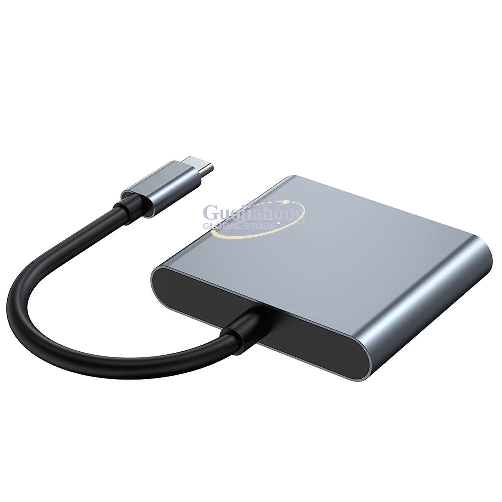 Usb C Docking Hub - Hub USB-C Transfronteiriço 3 em 1