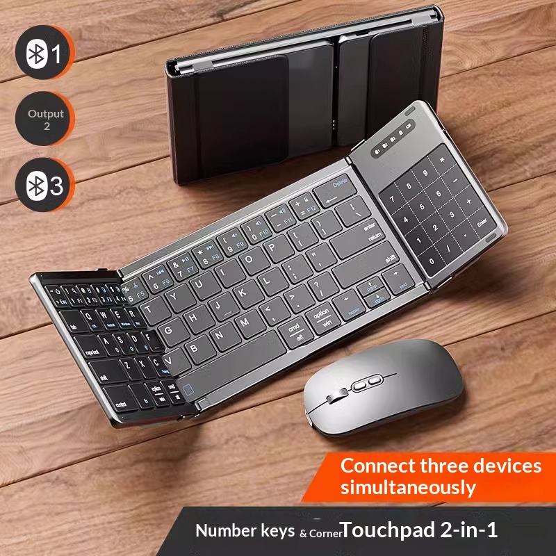 Laptop External Accessories - Teclado Bluetooth sem fio Mengzu Tri