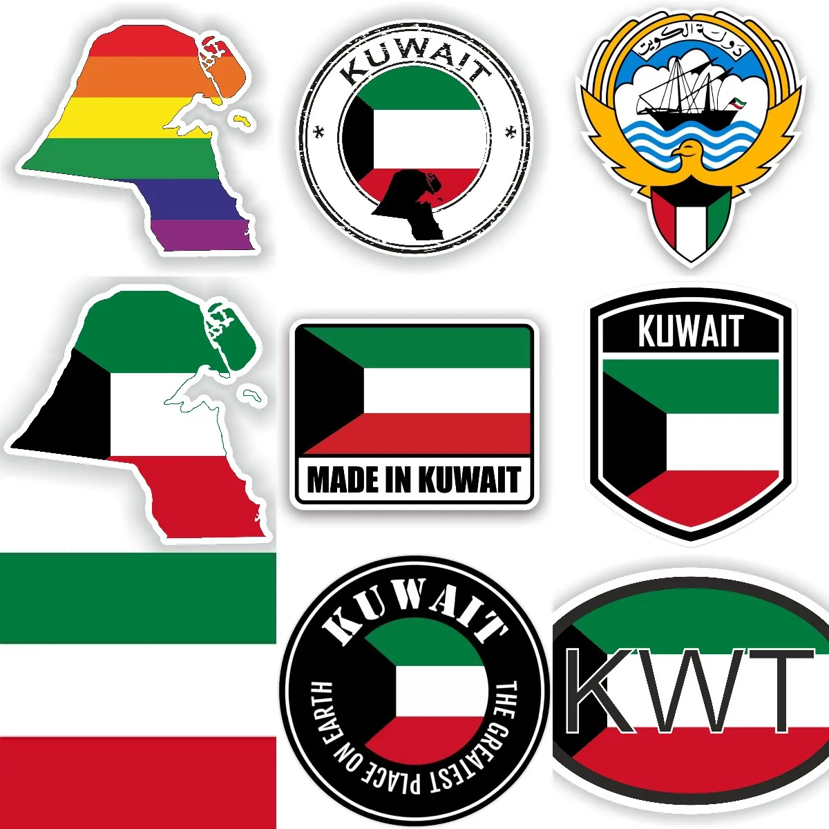 Laptop Accessories Kuwait - Kwt kuwait bandeira mapa emblema nacional