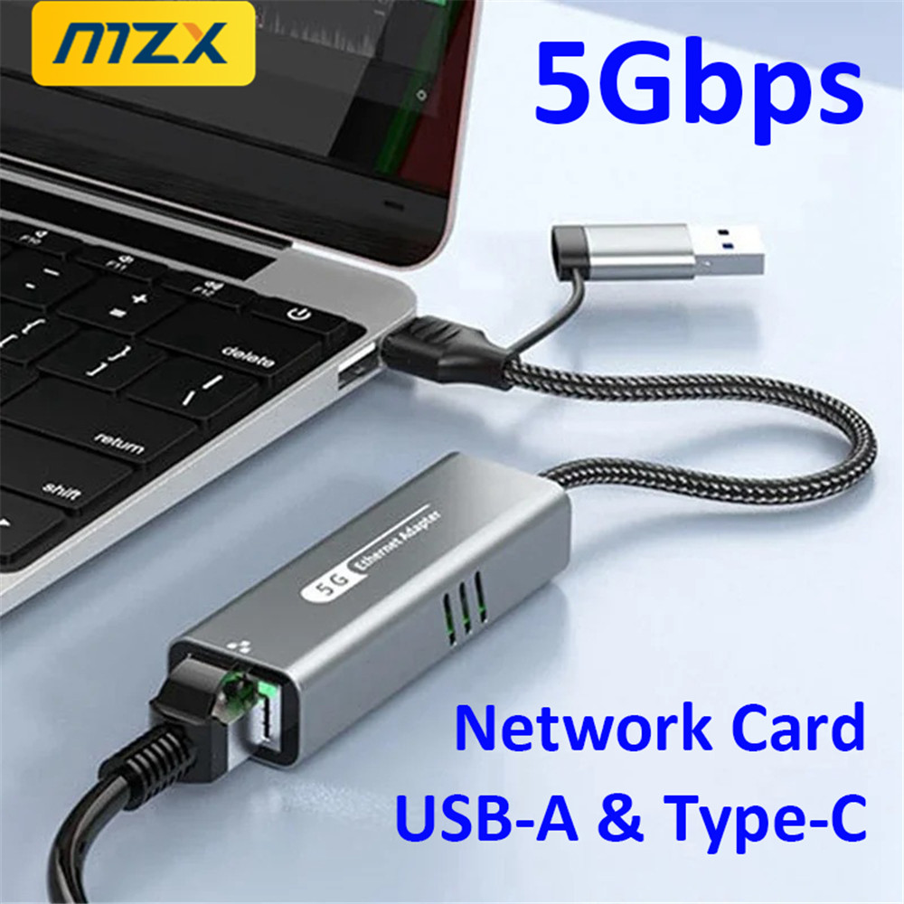 Laptop Accessories Hub - MZX 5000Mbps 5G Placa de rede