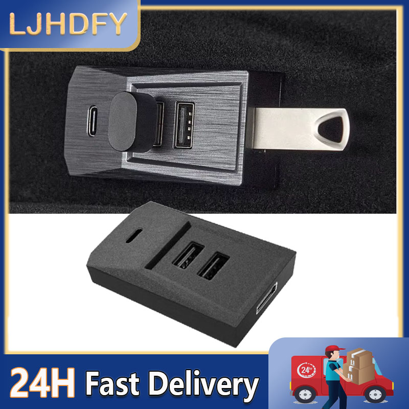 Usb C Docking Hub - Estação encaixe para porta-luvas carro, doca