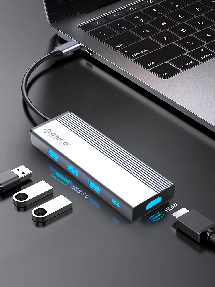 Adaptador Multiport USB C 5 em - Laptop Accessories Hub avaliação e preço
