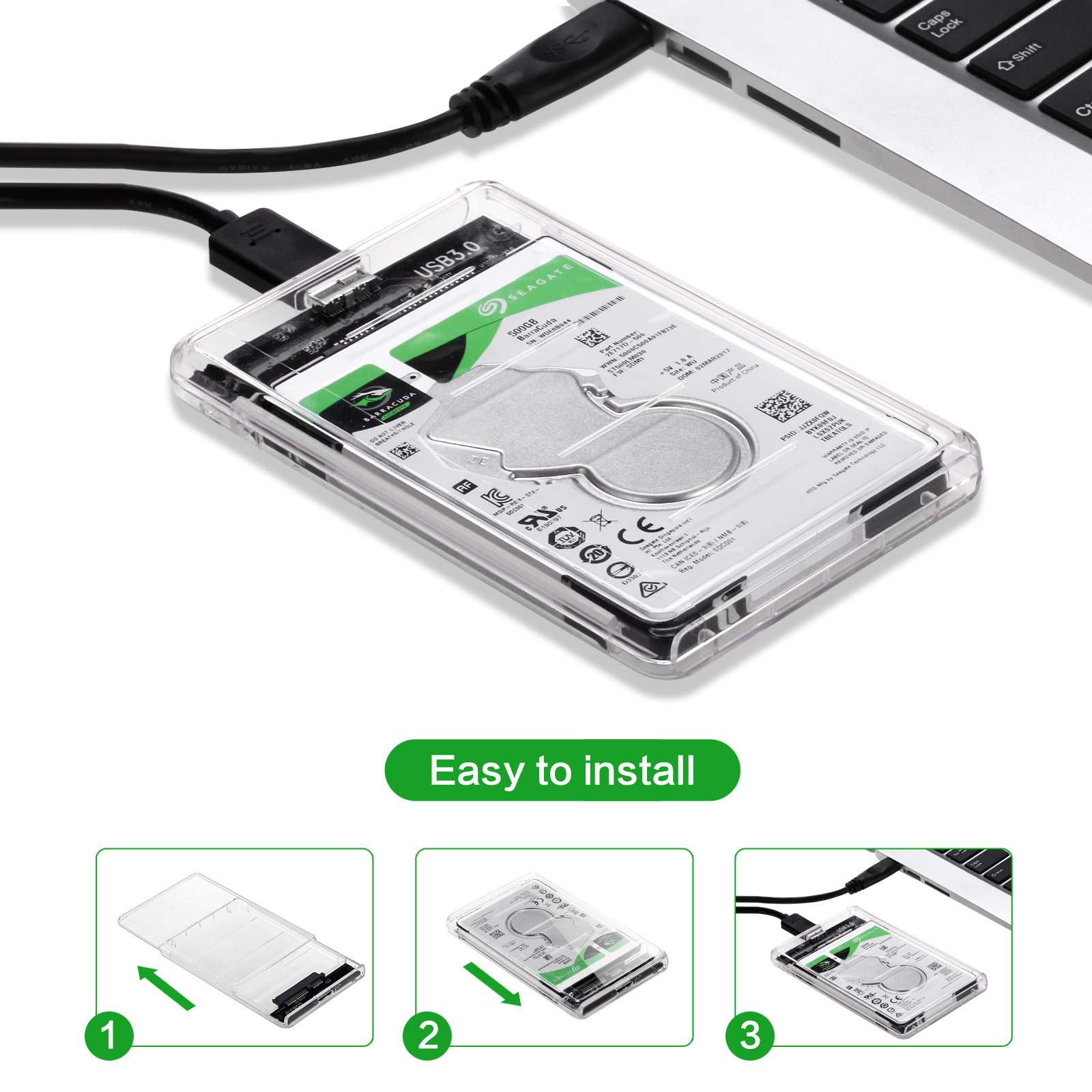 Caixa de Armazenamento Externa - Laptop External Accessories avaliação e preço