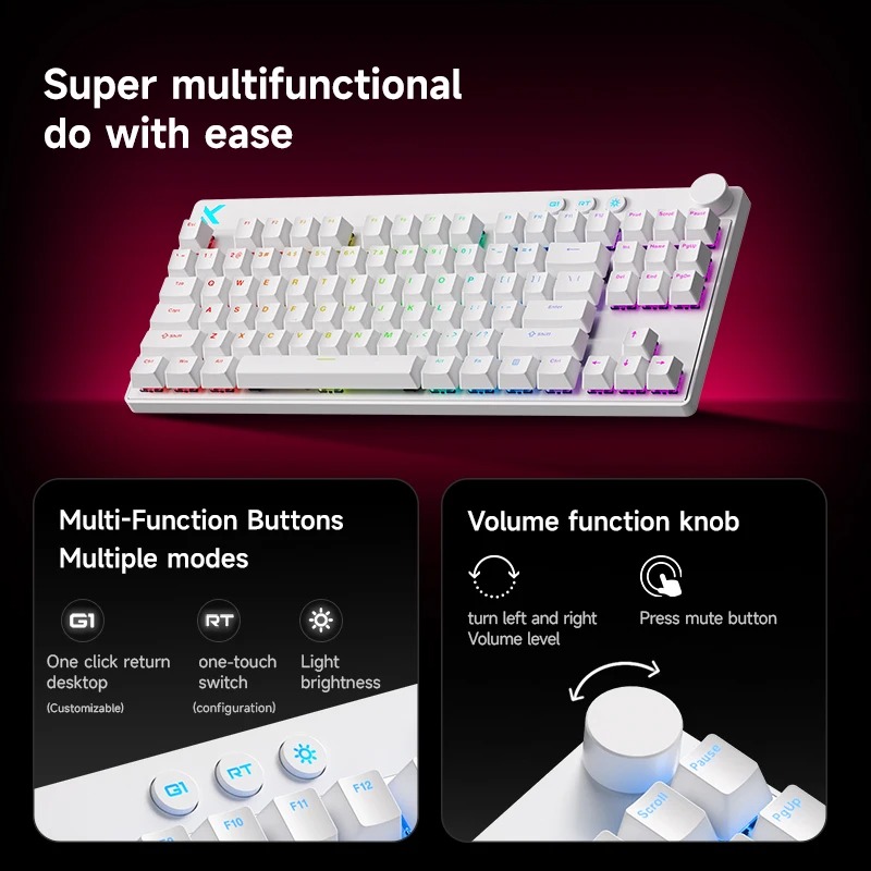 Teclado Magnético Mchose Mix87 - Laptop Accessories Productivity avaliação e preço