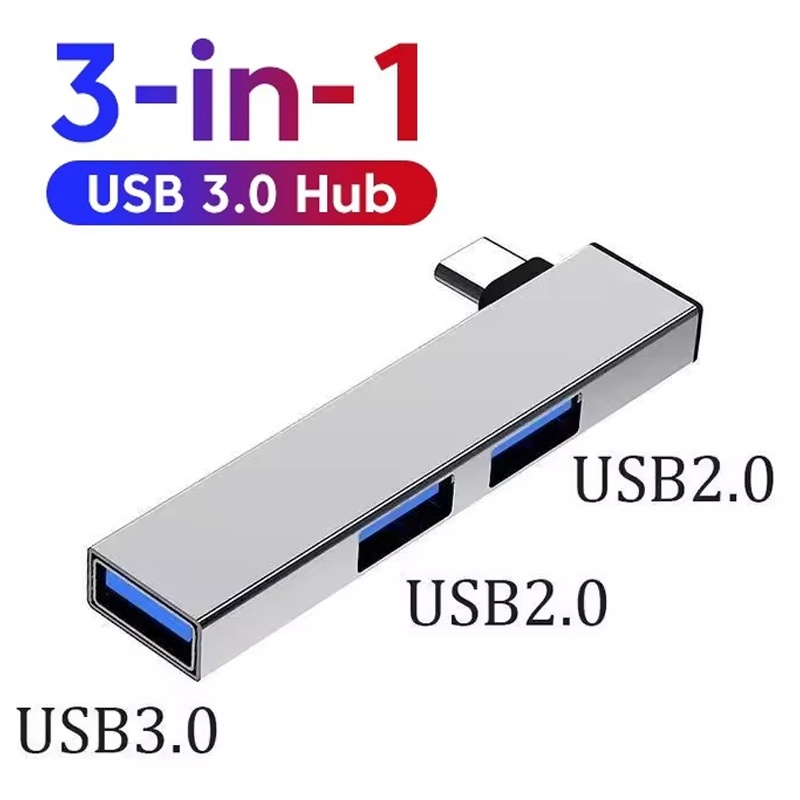 Hub USB 3.0 3 em 1 com 3 Porta - Laptop Accessories Hub avaliação e preço
