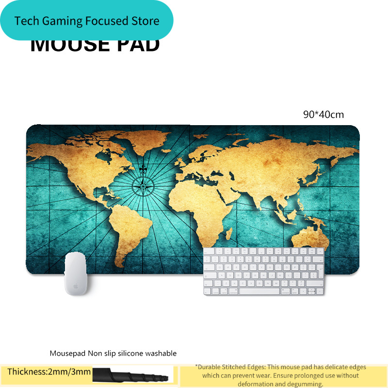 Mouse Pad Mapa Mundial, Mouse  - Laptop Accessories World avaliação e preço