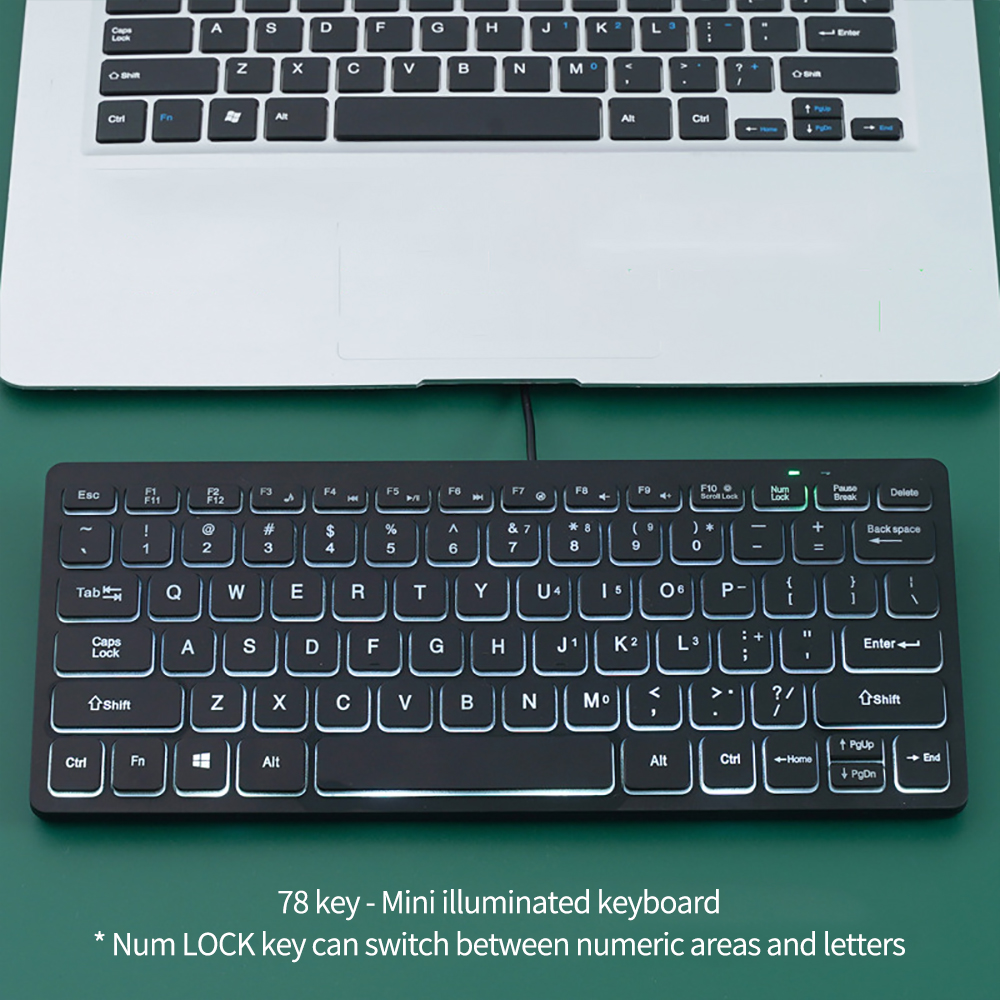 Teclado com fio portátil portá - Laptop Accessories Productivity avaliação e preço