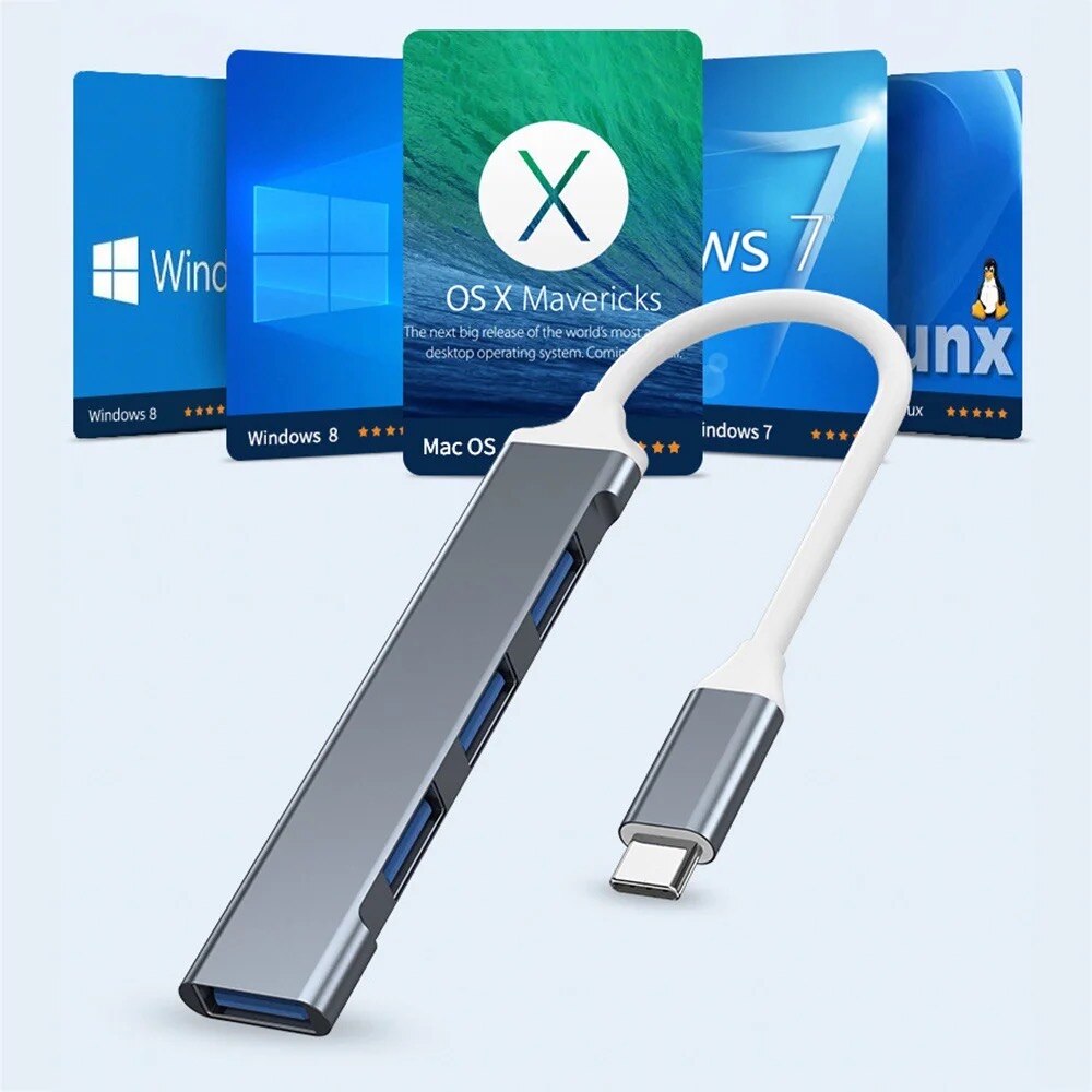 Hub USB 3.0 com 4 portas, divi - Laptop Accessories Hub avaliação e preço
