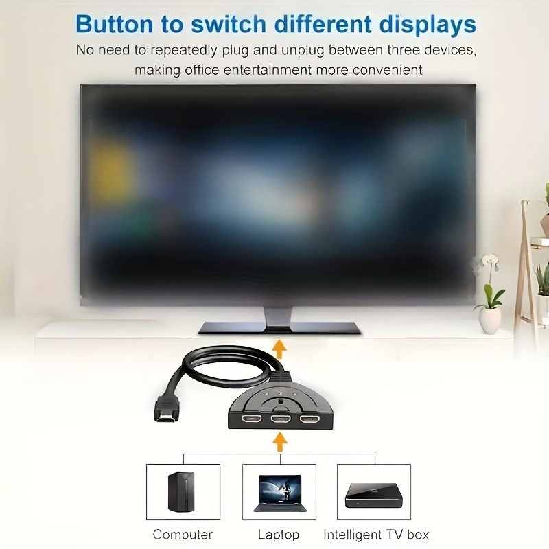 4k * 2k 3 portas hdtv-compatív - Laptop Accessories Hub avaliação e preço