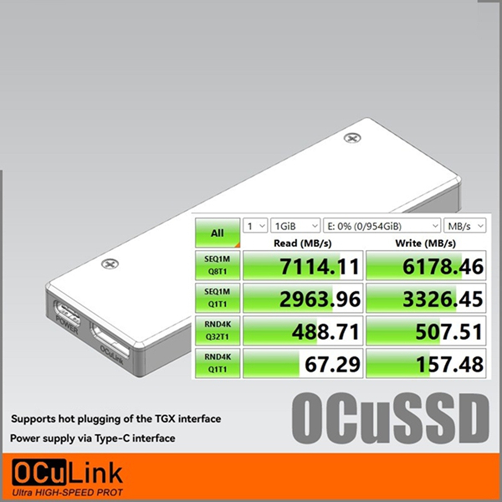 A59E OCuSSD PCI-E 4.0 X4 64Gbp - External Nvme Ssd avaliação e preço