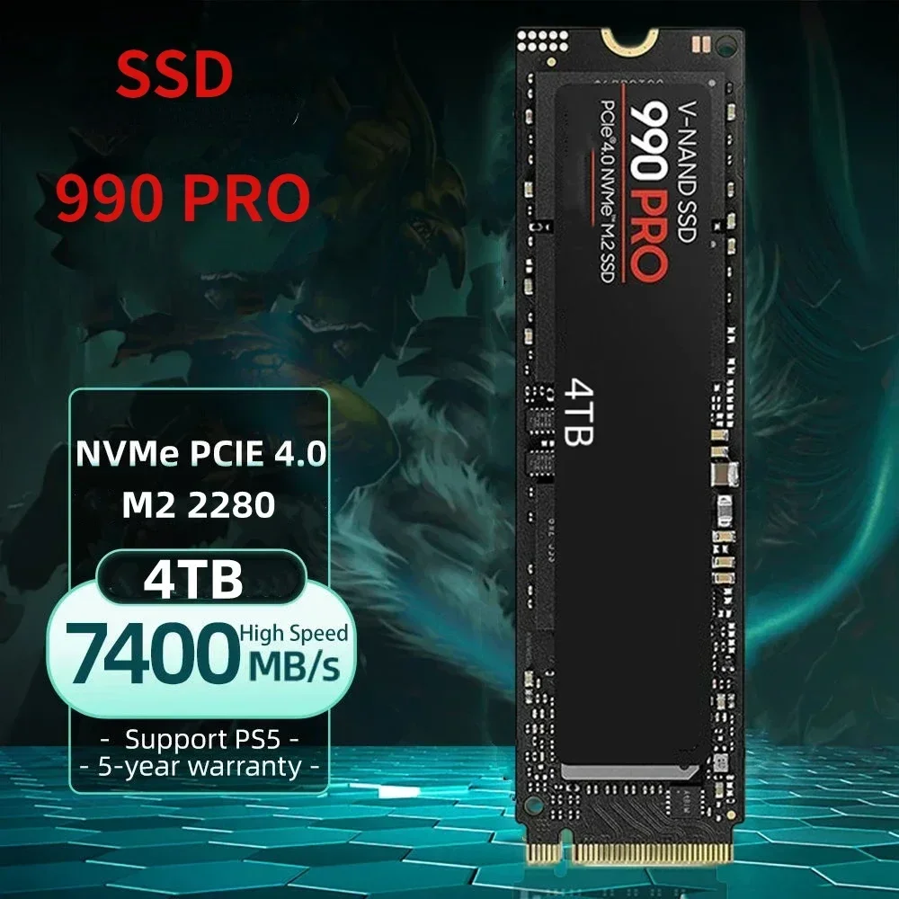 SSD M.2 2280 PCIe4.0 NVMe 990  - External Nvme Ssd avaliação e preço