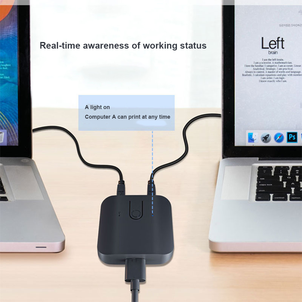 Dual USB 2.0 KVM Switch Box, 2 - Laptop Accessories Toy avaliação e preço