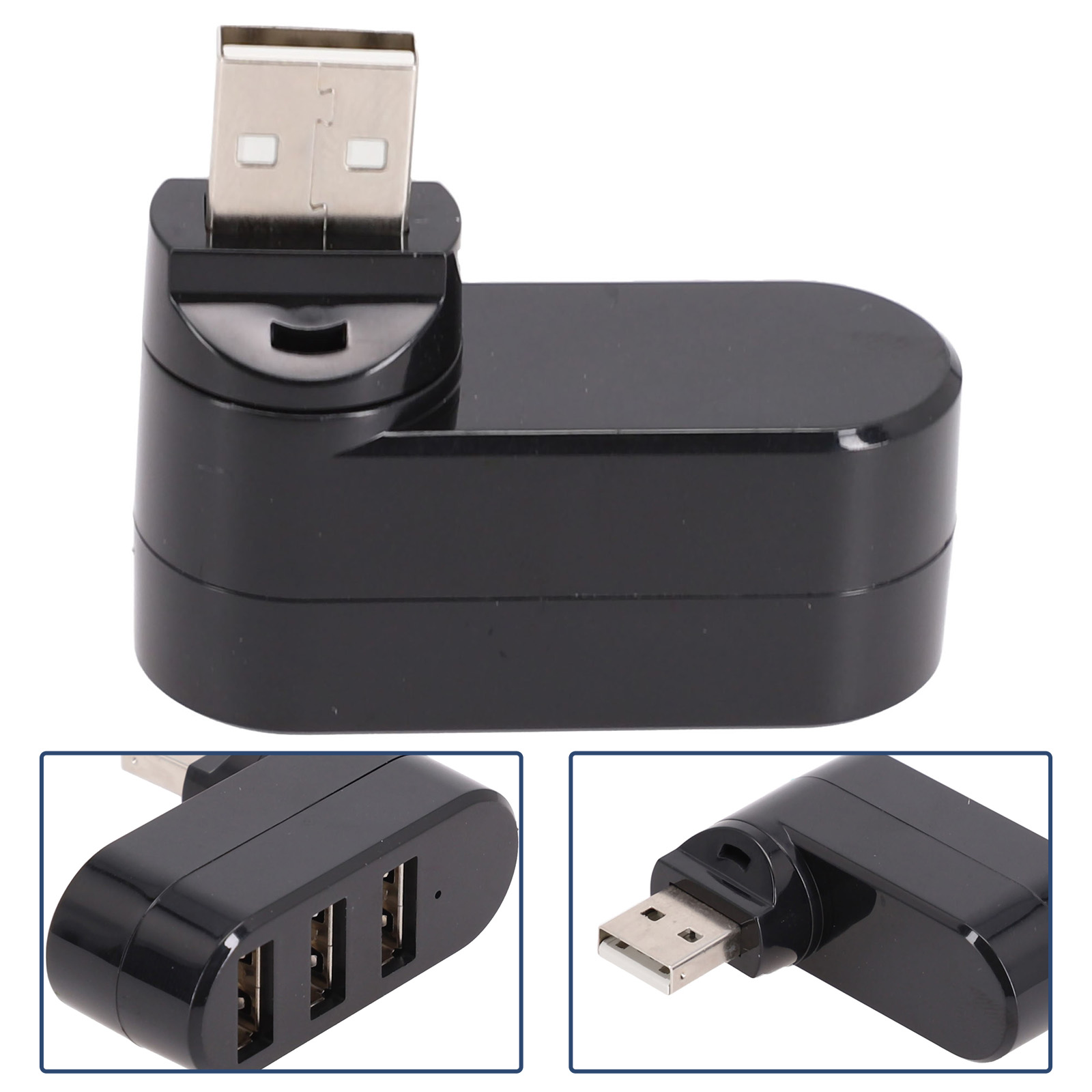1pc 3 portas usb 2.0 adaptador - Laptop Accessories Hub avaliação e preço