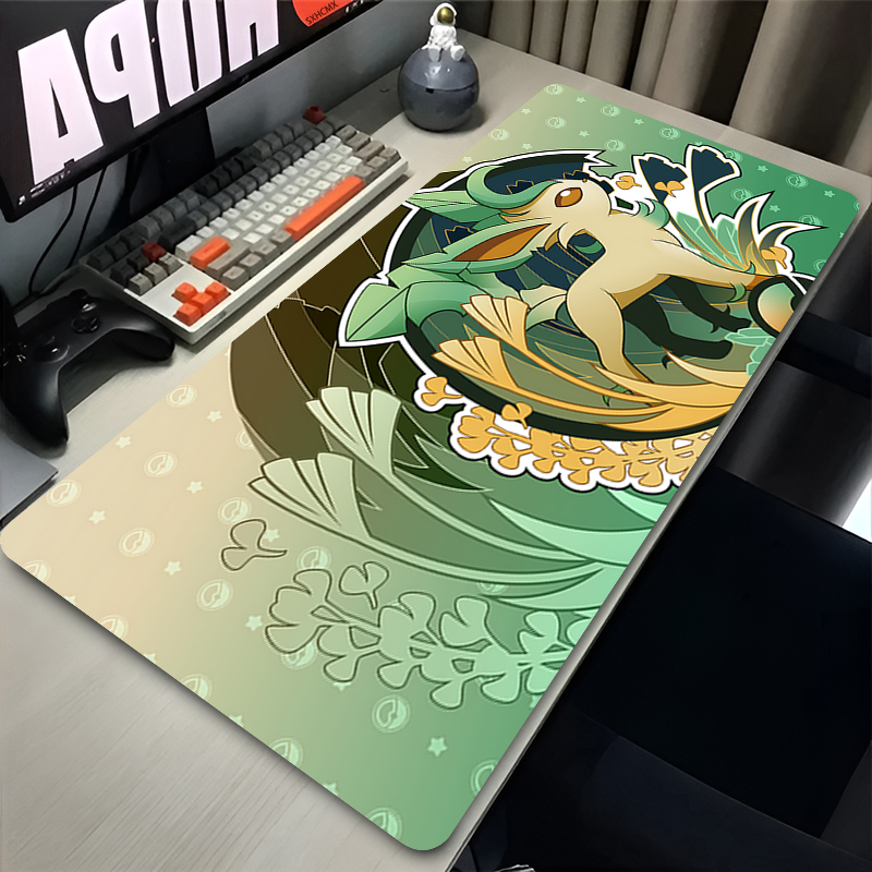 Mouse Pad Gamer P-pokemon Leaf - Keyboard Laptop Accessories avaliação e preço