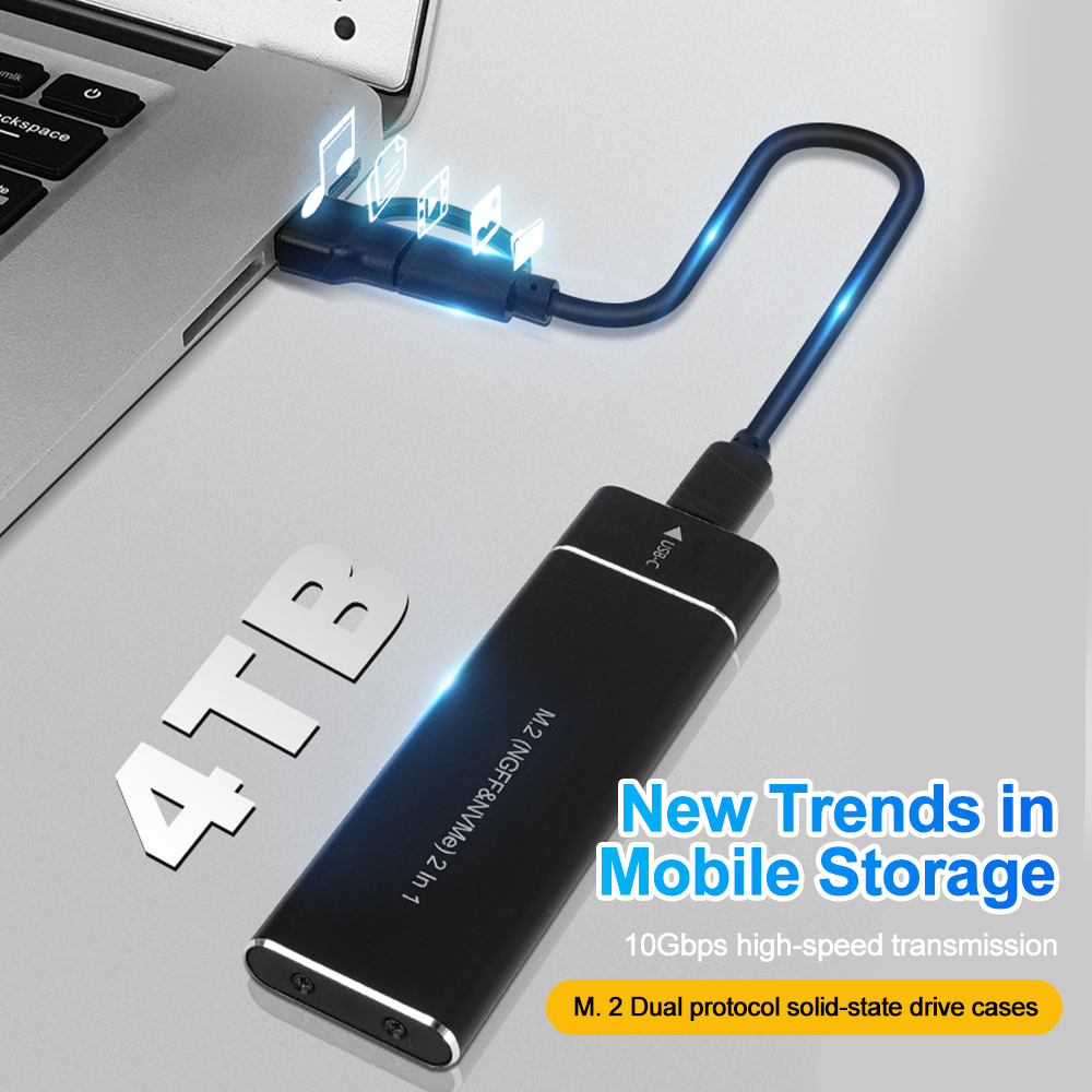 M2 ssd caso m.2 nvme sata ssd  - External Nvme Ssd avaliação e preço
