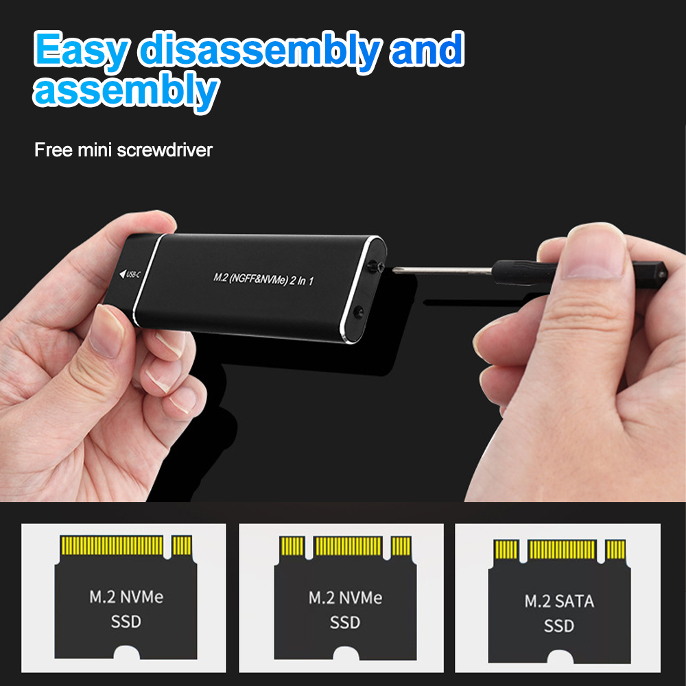 M2 ssd caso m.2 nvme sata ssd  - External Nvme Ssd avaliação e preço