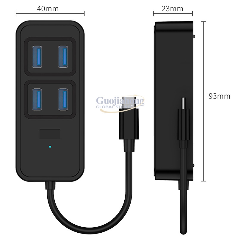 Hub USB 3.0 transfronteiriço,  - Usb C Docking Hub avaliação e preço
