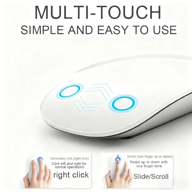 Mouse Sem Fio Bluetooth 5.0 Or - Laptop External Accessories avaliação e preço