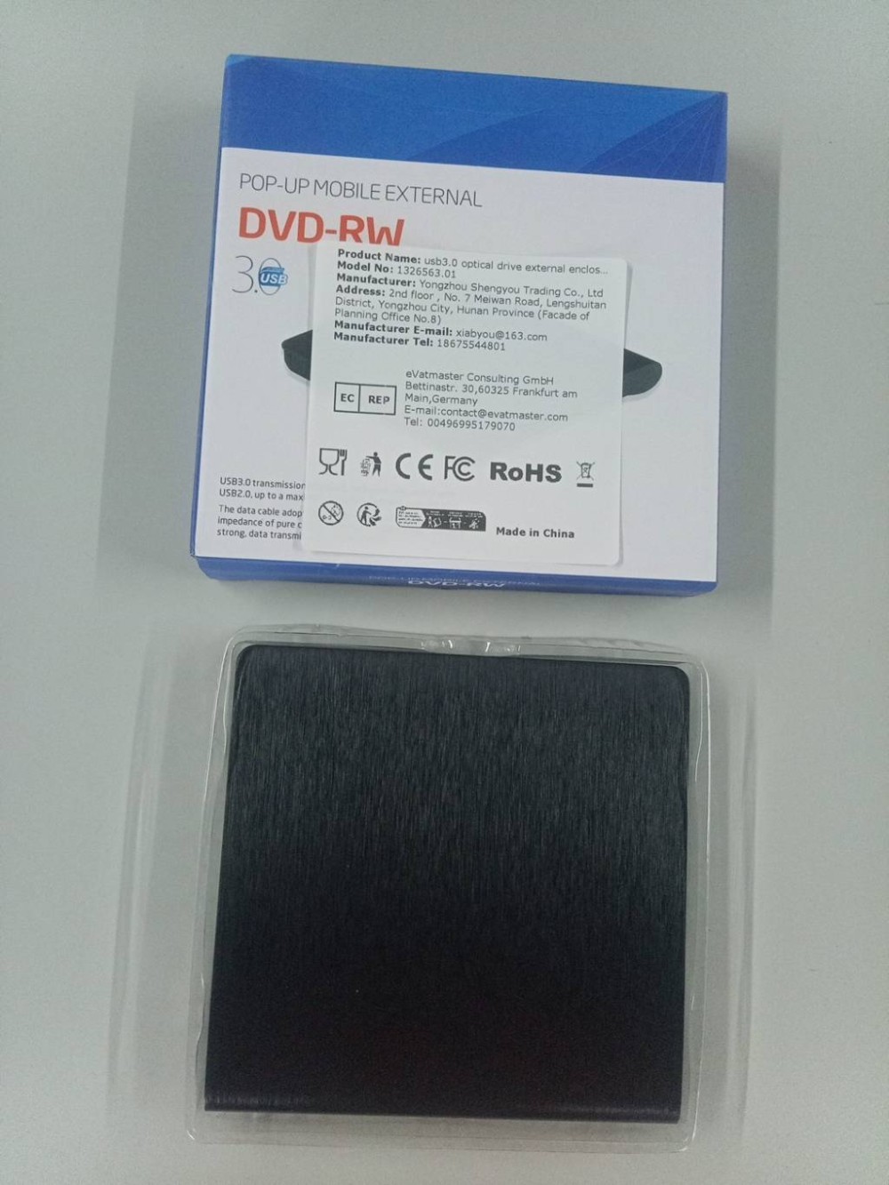 Caixa Externa Slim para DVD US - Laptop External Accessories avaliação e preço