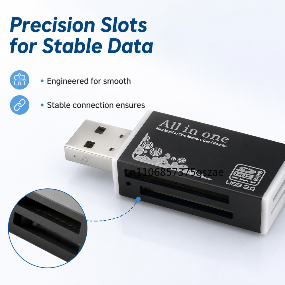 Leitor de cartão 2 em 1 USB2.0 - Laptop Accessories World avaliação e preço