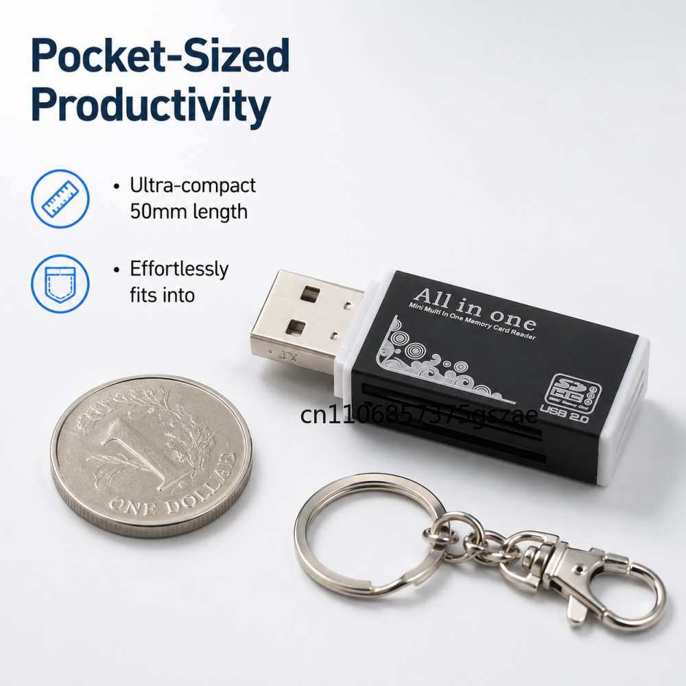 Leitor de cartão 2 em 1 USB2.0 - Laptop Accessories World avaliação e preço