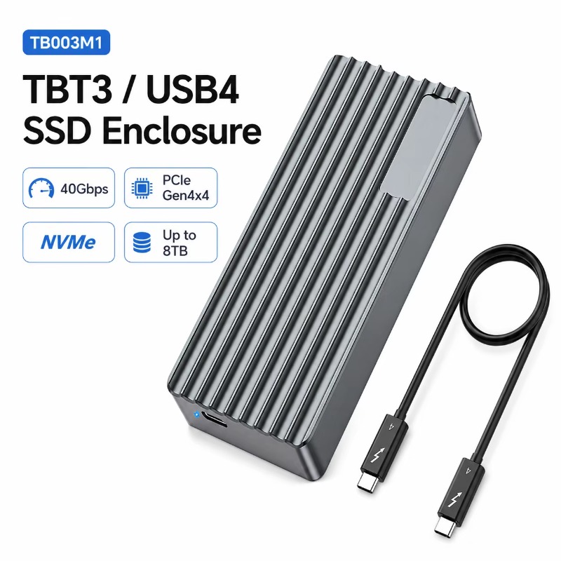 Gabinete TBT3/USB4 para SSD M. - External Nvme Ssd avaliação e preço