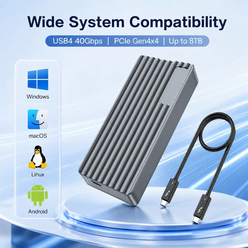 Gabinete TBT3/USB4 para SSD M. - External Nvme Ssd avaliação e preço