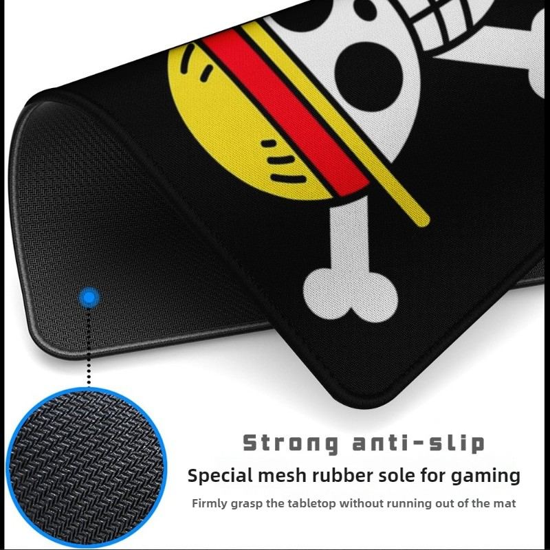 Mouse pad de caveira luffy, pe - Keyboard Laptop Accessories avaliação e preço
