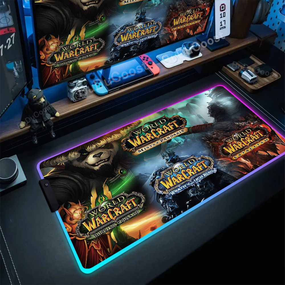 Rgb mouse pad jogo world of wa - Laptop Accessories World avaliação e preço