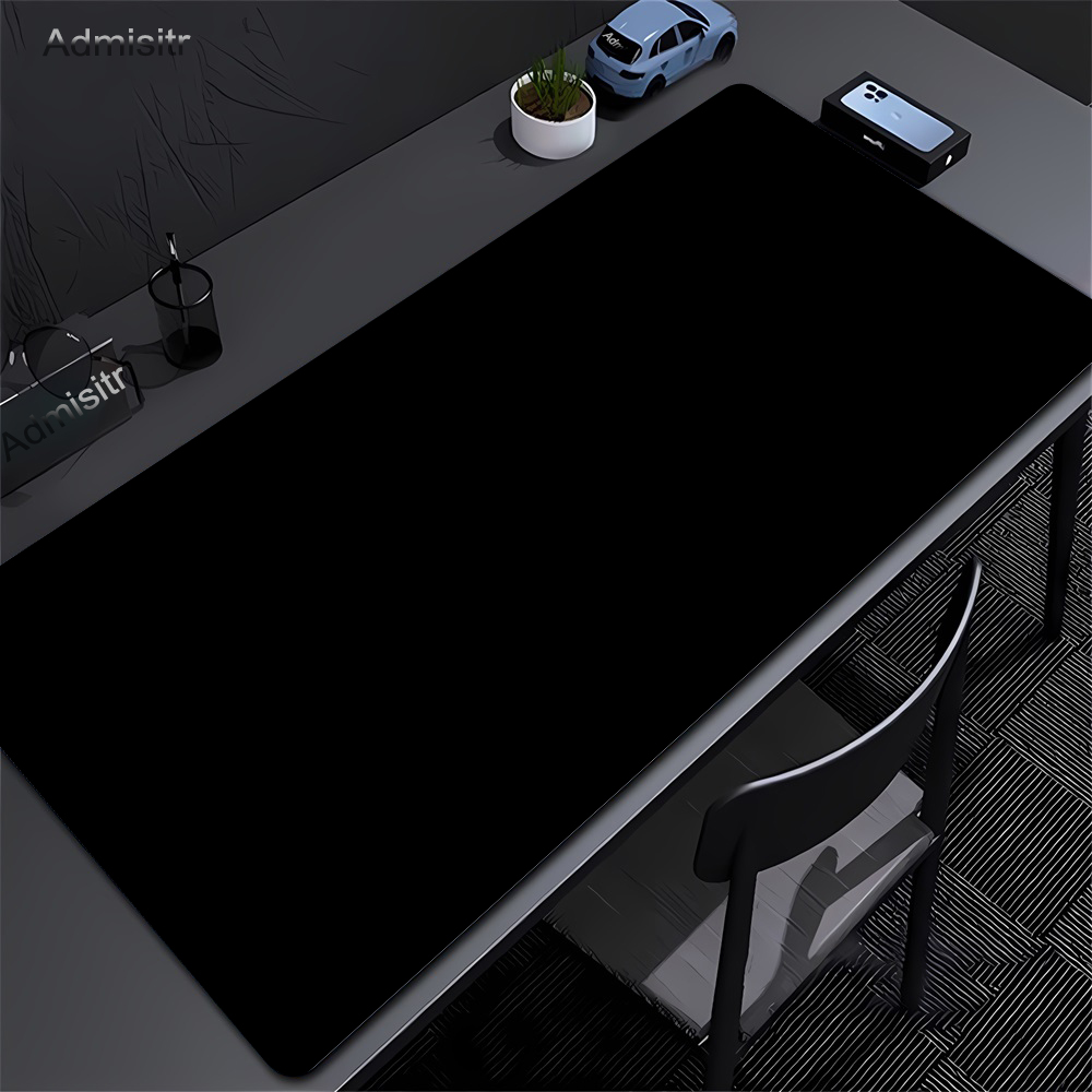Grande preto mouse pad cor sól - Laptop Accessories Productivity avaliação e preço