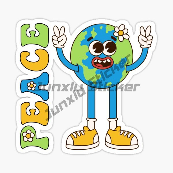 Adesivo AN IDEA WORLD PEACE pa - Laptop Accessories World avaliação e preço