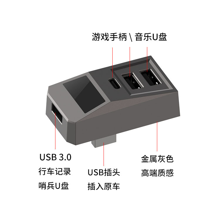 Hub USB para Porta-Luvas de Ca - Usb C Docking Hub avaliação e preço